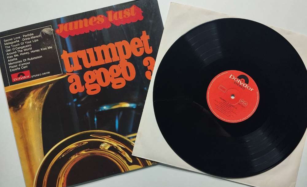 Винтажная виниловая пластинка LP James Last Trumpet A Gogo 3 (Germany 1968)