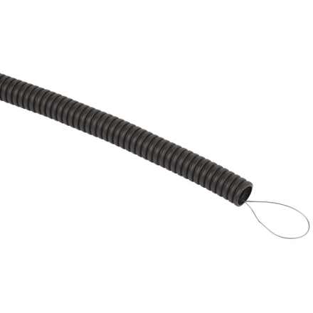 Труба гофрированная FRHF ЭРА GOFR-16-100-FRHF черная безгалогенная трудногорючая d16 с зондом 100м