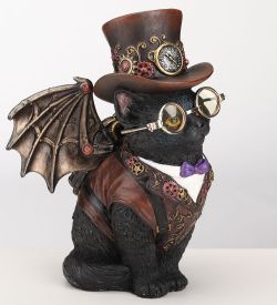 Veronese WS-1358 Статуэтка в стиле Стимпанк «Кот-изобретатель»