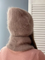 шапка снуд и варежки набор 3 в 1