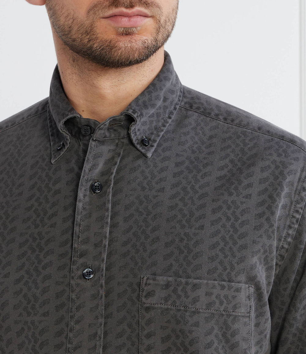 Рубашка Lambey_1 BOSS ORANGE - графитовый(50494740)