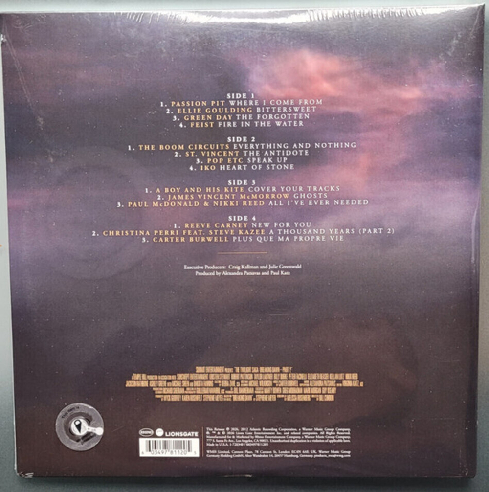 Soundtrack / The Twilight Saga: Breaking Dawn, Part 2 (Original Motion Picture Soundtrack)(Coloured Vinyl)(2LP)