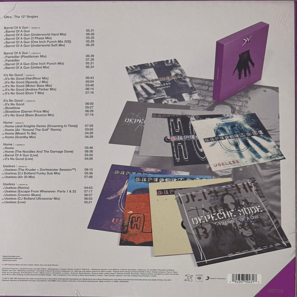 Depeche Mode ‎– Ultra | The 12" Singles (Европа 2021г.) 8EP