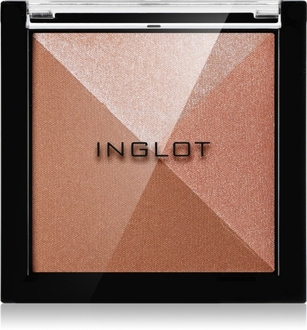 Inglot Multicolour System Highlighting & Bronzing Powder - Осветляющая и бронзирующая палитра, 8,8 g