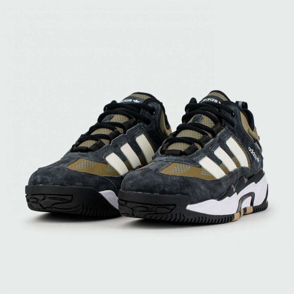 кроссовки Adidas Niteball Olive / Black / White Winter