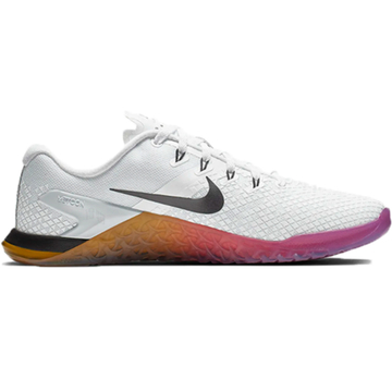 Nike Metcon 4 Нескользящие Легкие Низкие Кроссовки для Тренировок Женские Белые Фиолетовые