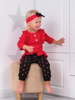 Летний костюм для девочки нарядный