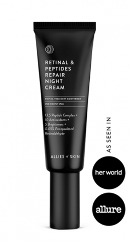 Ночной крем для лица Allies of Skin Retinal + Peptides repair night cream 50 ml