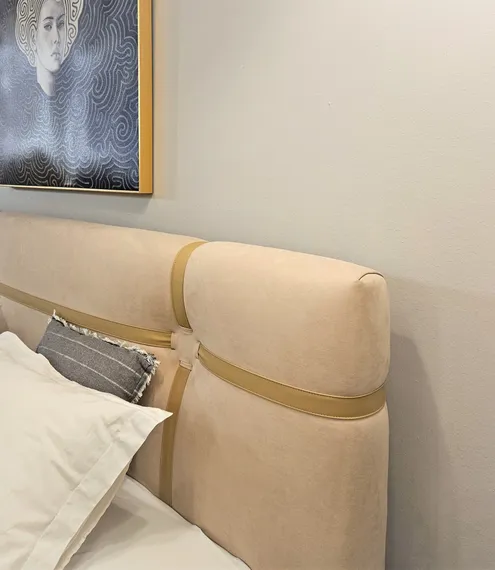 Кровать Crossover 180х200 см, бежевая