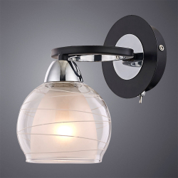 Бра Arte Lamp Ginevra A1604AP-1BK