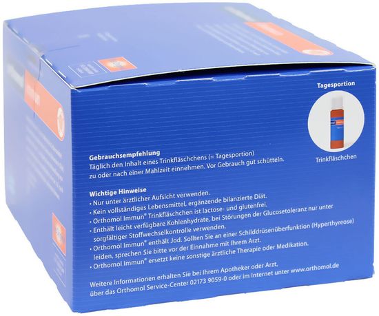 Orthomol Immun питьевые ампулы + таблетки, курс на 30 дней