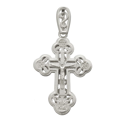Крест из серебра/Родий
