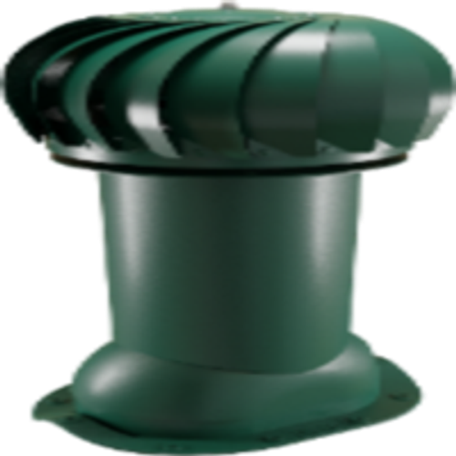 Роторная вентиляция Viotto D-110 H-550 для металлочерепицы RAL 7024 утепленная