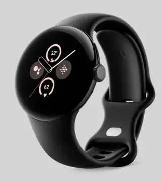 Умные часы Google Pixel Watch 2 WiFi Matte Black Aluminum Case/Obsidian Active Band