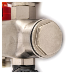 Группа коллекторная ONDO нерж сталь 5 вых. с автомат. воздухоотвод., расход. и термостат. клапанами