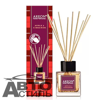Ароматизатор-диффузор  AREON Sticks 50мл TARTAN  Apple Cinnamon/Яблоко-корица