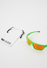Спортивные очки GOG G1 / Matt Neon Green-Red / Polarized Red Lens