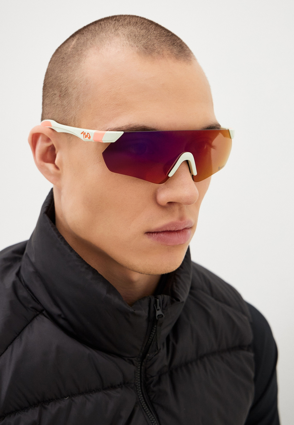 Спортивные очки 720armour Elfo / Glossy Creamy Avocado / HC Red Black Lens