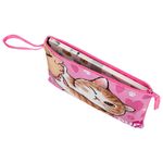 Папка для тетрадей BRAUBERG А5, 1 отделение, полиэстер, на молнии, с ручкой, "Kiss", 270972