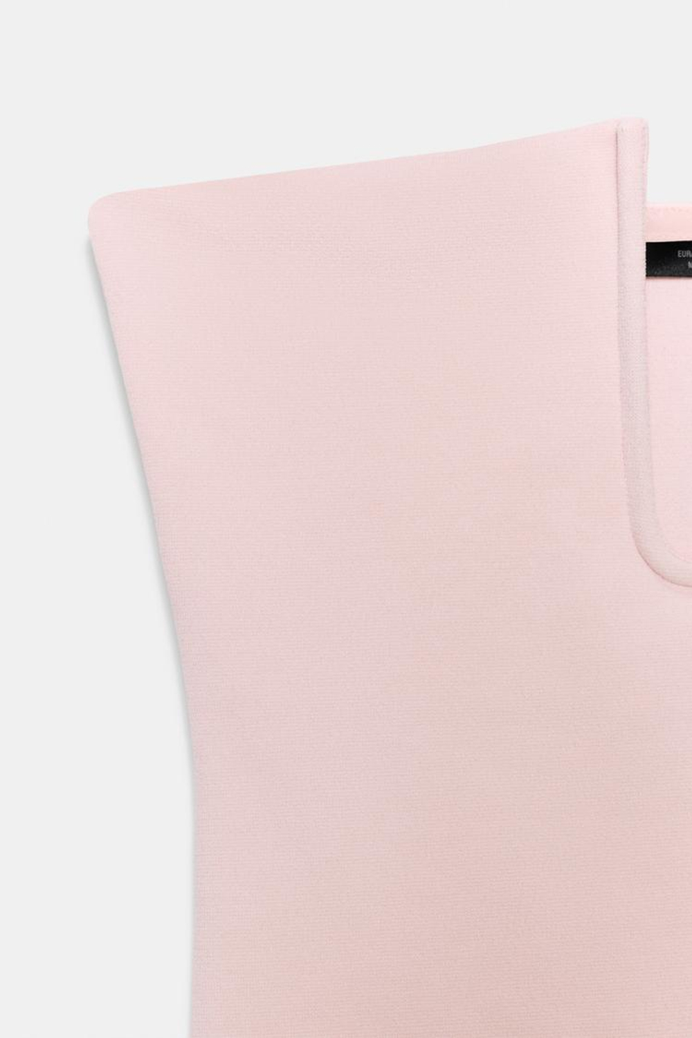 ZARA ЭЛАСТИЧНОЕ БОДИ БАНДО, ЦВЕТ РОЗОВОГО ДЕРЕВА