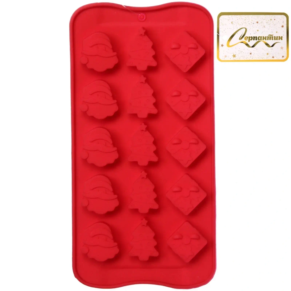 Форма силиконовая «Зимний праздник» 21,5*10*1см