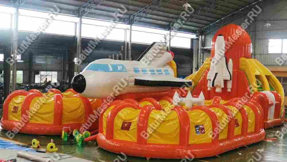 Большой батут "Ракета", 20*15*7 м