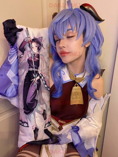 Мини дакимакура Шинобу Кочо из Клинок, рассекающий демонов арт. M0462, 60х20 см