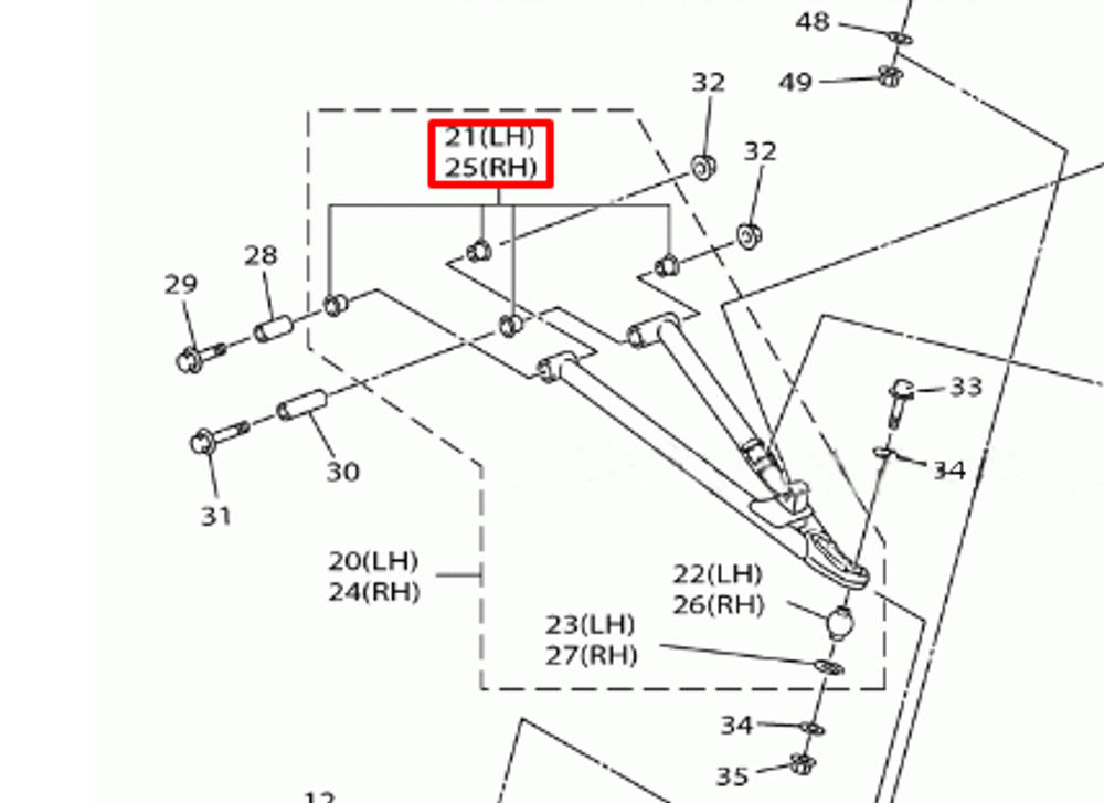 Втулка для снегоходов Yamaha 903811600300