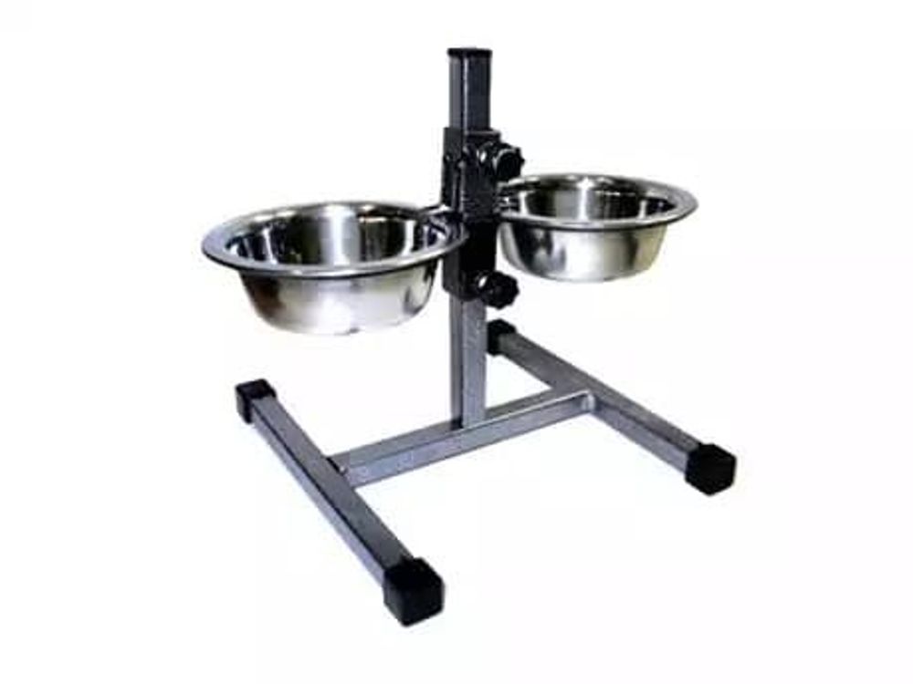 Кормушка-телескоп ,рег/2 мет миски(люкс 0,35л)D-14см,выс до 20 см КТ 1420рл Кормушка-телескоп ,рег/2 мет миски(люкс 0,35л)D-14см,выс до 20 см КТ 1420рл