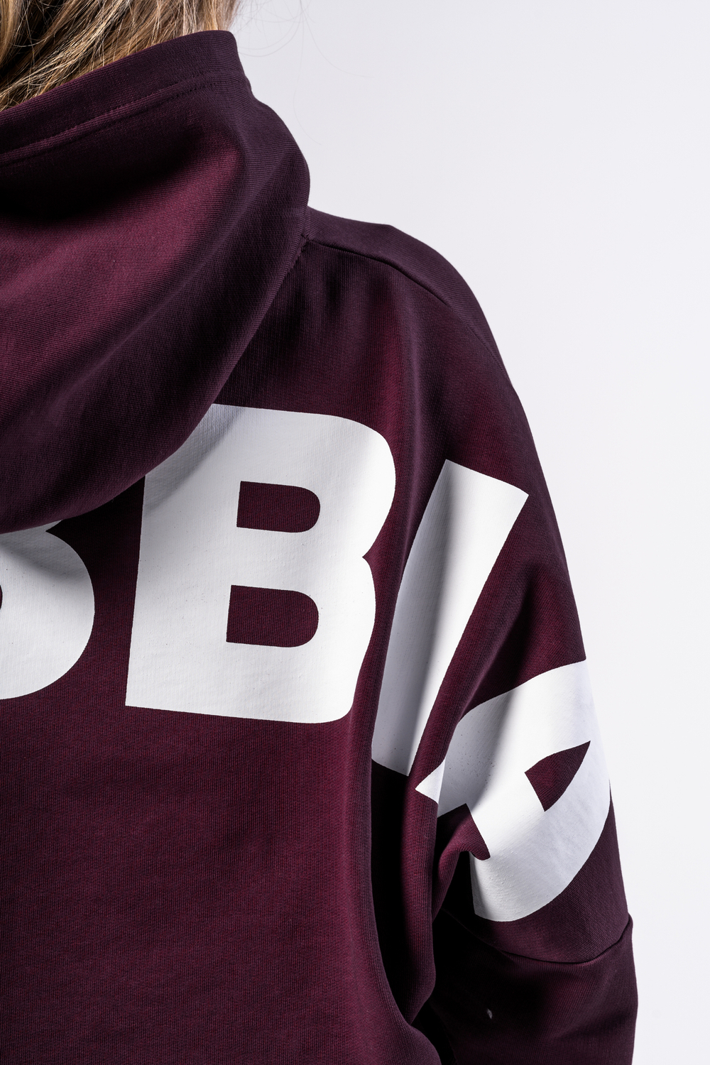 Худи Oversized Hoodie OWN YOUR POWER 433 Бордовый