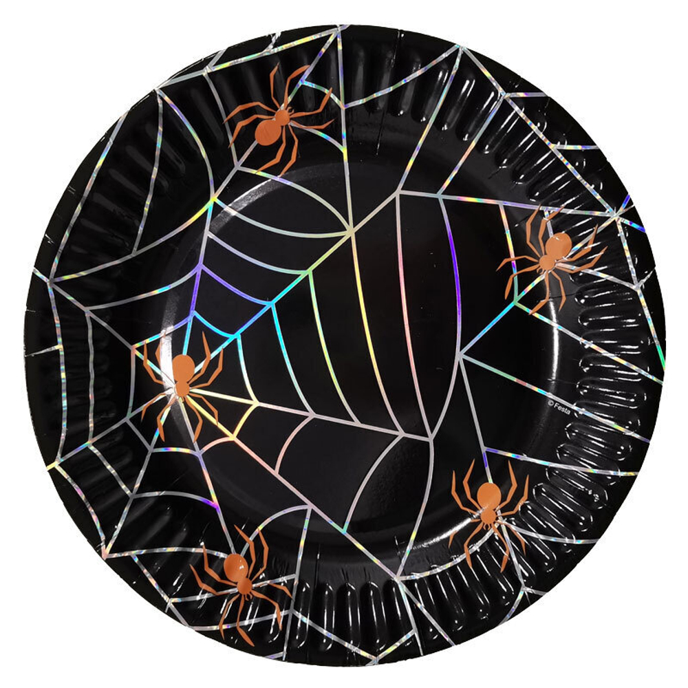 Тарелки "Хэллоуин" Паутинка 18 см