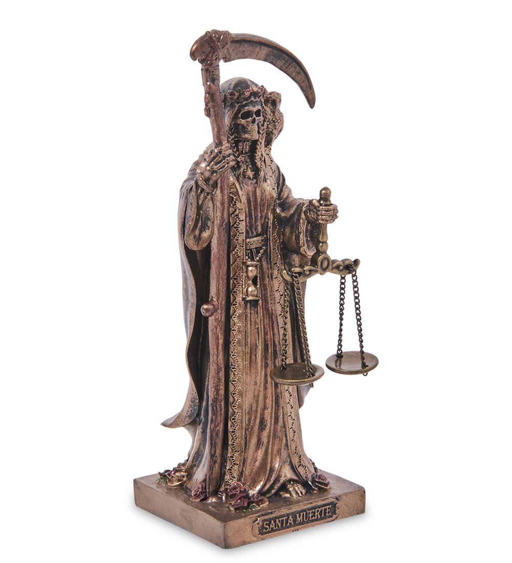 Veronese WS-1488 Статуэтка «Санта Муэрте с косой и весами»