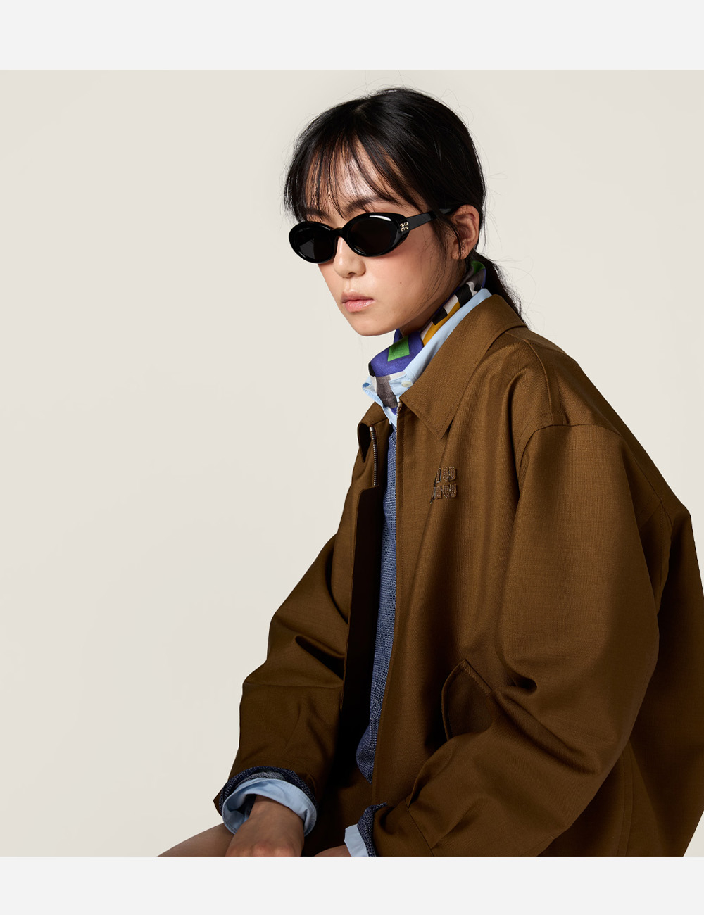 Солнцезащитные очки Miu Miu Rêverie Slate Gray Lenses