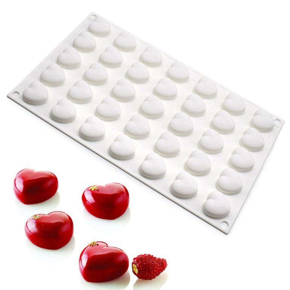 Форма для муссовых десертов «Сердечки микро»