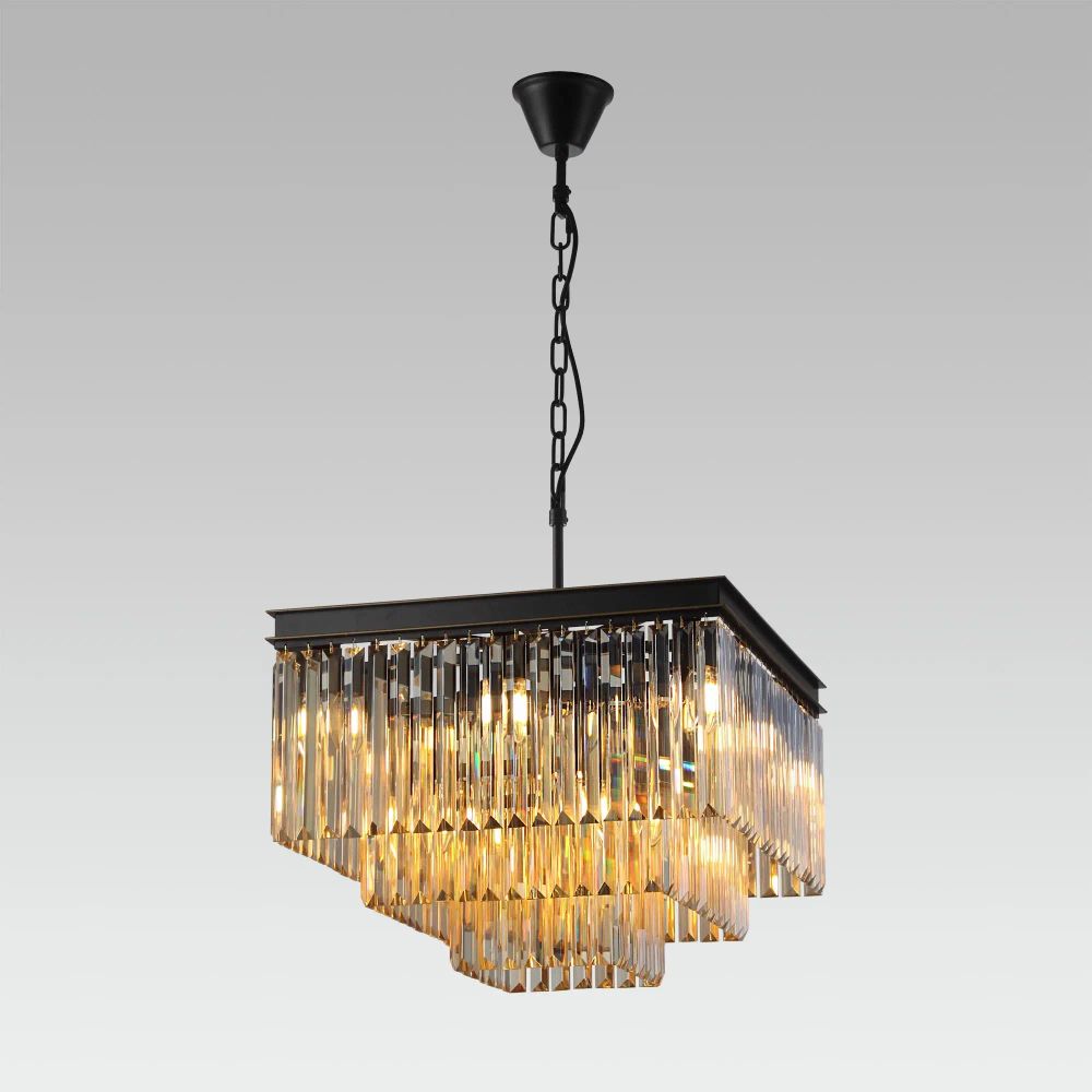 Citilux Мартин CL332232 Люстра хрустальная подвесная Шампань