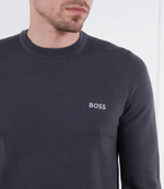 Хлопковый свитер romar BOSS GREEN - графитовый(50482643)