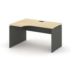 Стайл Проджект Стол рабочий эргоном. SN-D.SPA-002(L) 1580*600/980*750