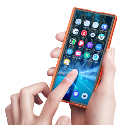 Усиленный чехол оранжевого цвета с MagSafe для Samsung Galaxy Z Fold 8 Ultra, серия Expn Series Magnetic от Dux Ducis