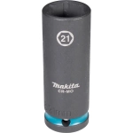 Ударная удлиненная торцовая головка 21x81,5 мм Impact Black 1/2" Makita E-16508
