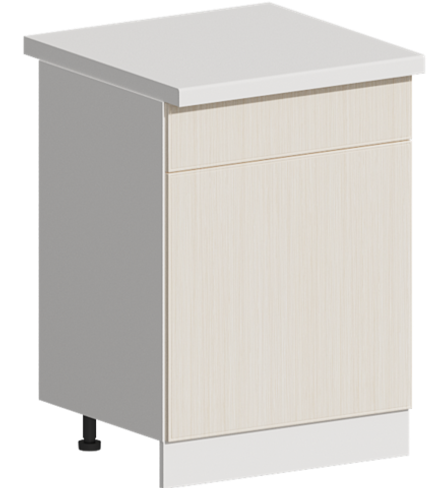 Кухня Модуль ШН1Я 601М Белый / Дуб крафт