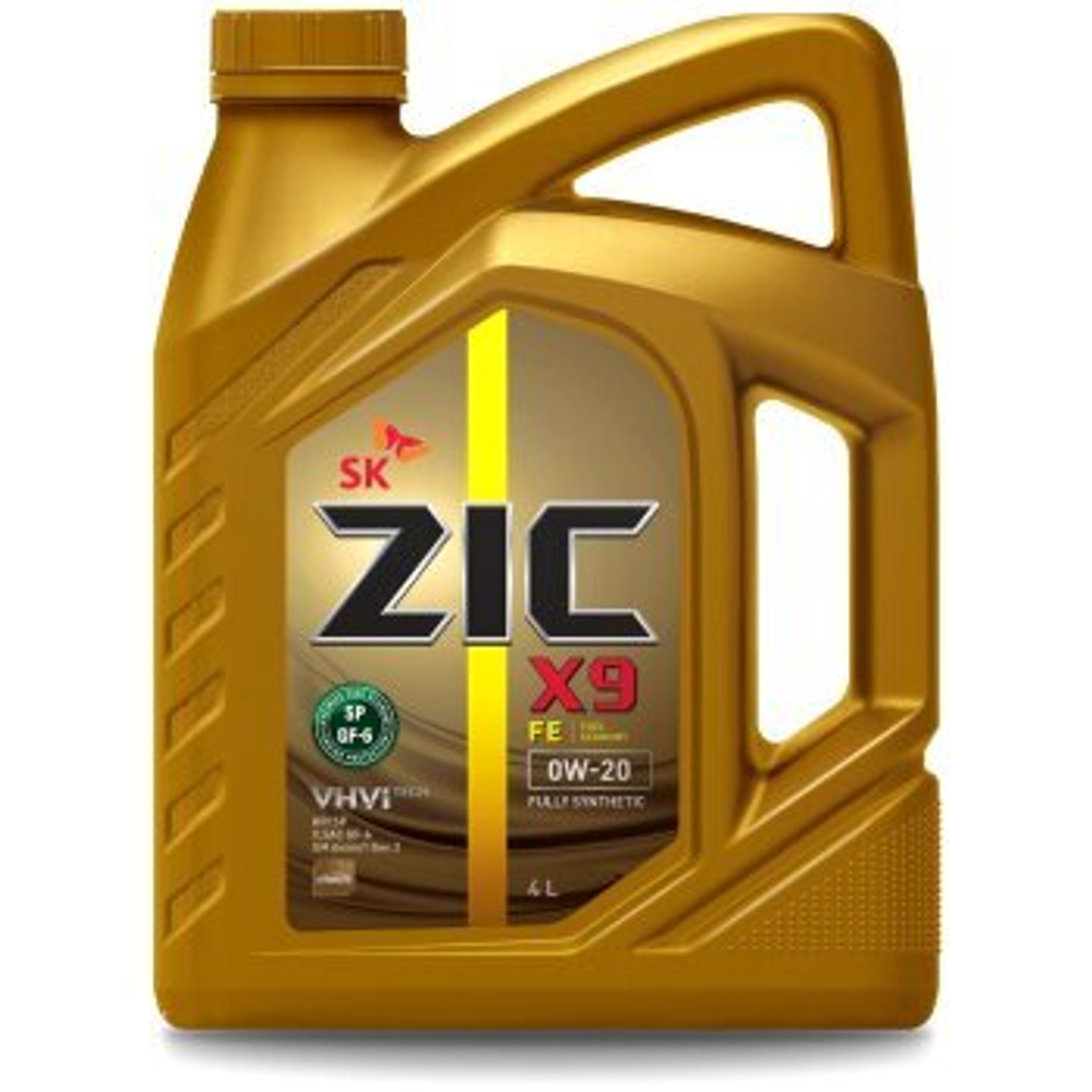 Масло моторное ZIC X9 FE 0w20 SP, ILSAC GF-6. GM dexos1 Gen 2 4л