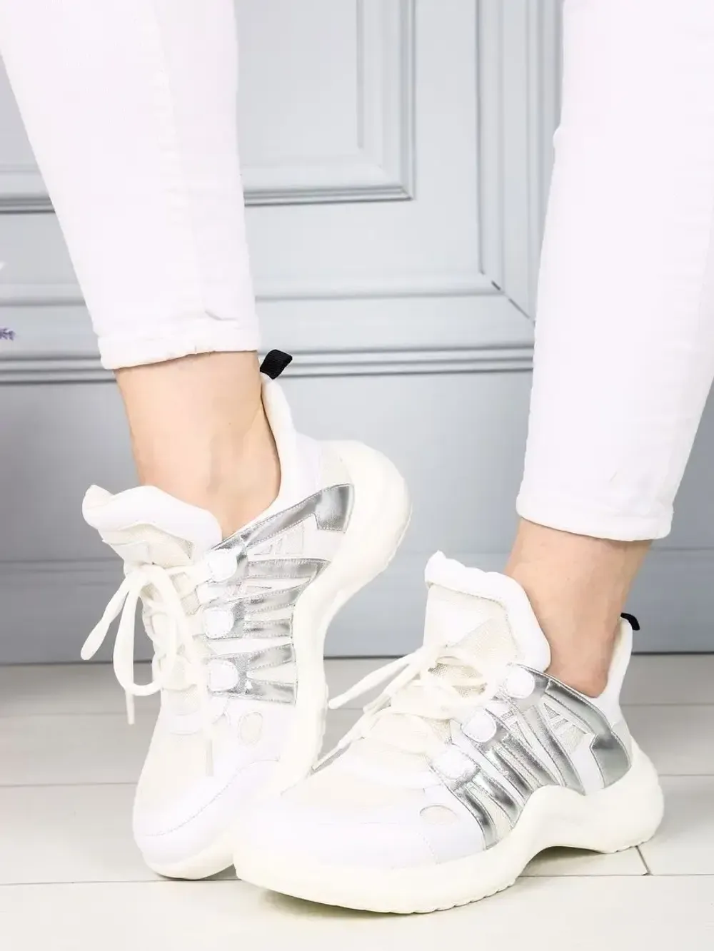 Кроссовки женские натуральная кожа