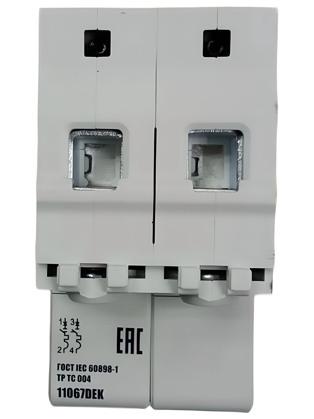 автоматический выключатель 2п 20А тип С 4,5кА серия ВА-101 DEKraft