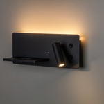 808547 Бра MURO 4,5W+3W LED 360LM+240LM ЧЕРНЫЙ 3000K