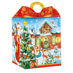 Сладкий новогодний подарок "Лакомства зимнего волшебника" 1,5кг