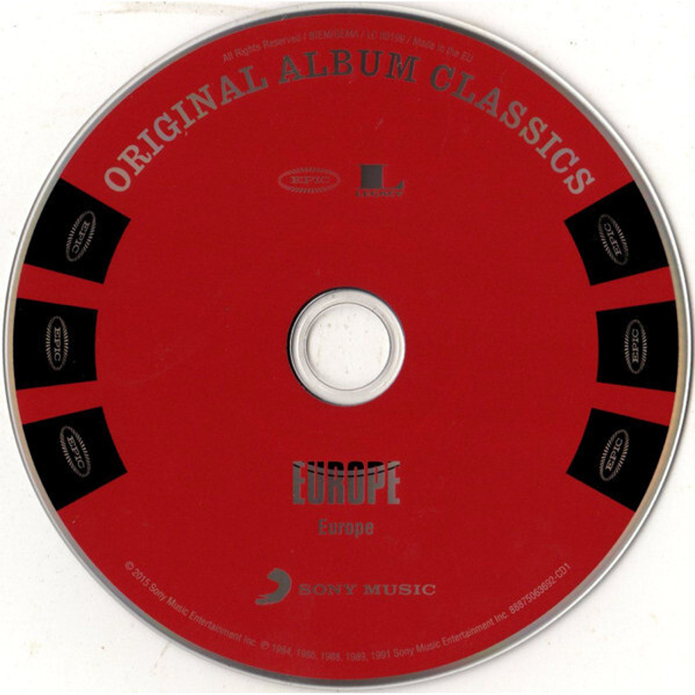 Europe / Original Album Classics (5CD)