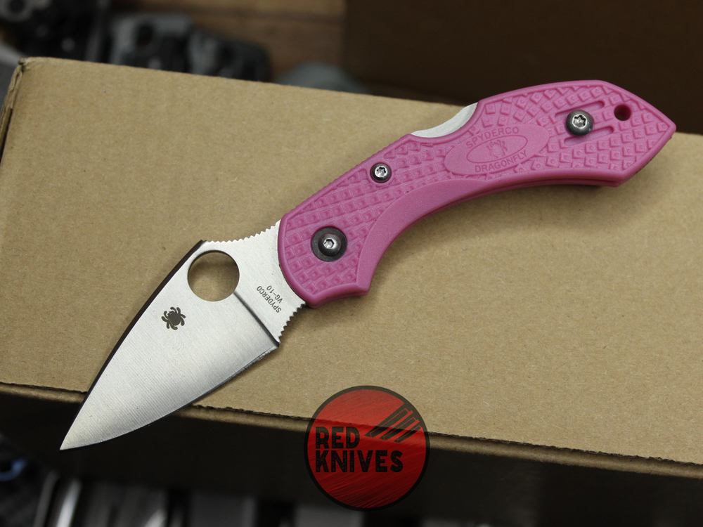 Нож Spyderco Dragonfly 2 FRN Pink 28FPPNS30V2 - розовая рукоять