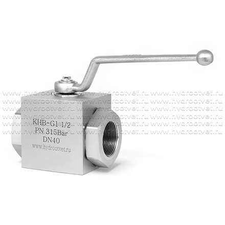 KHM-G11/2-1111-01-1 - Шаровой кран 2/2 на высокое давление, резьба G1"1/2 (KHB-G11/2)