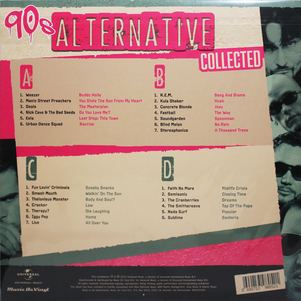 Сборник / 90's Alternative Collected (Coloured Vinyl)(2LP)
