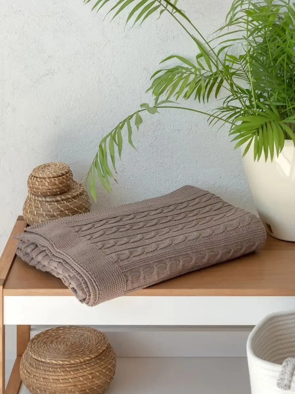 Плед, 100% хлопок, 110х160